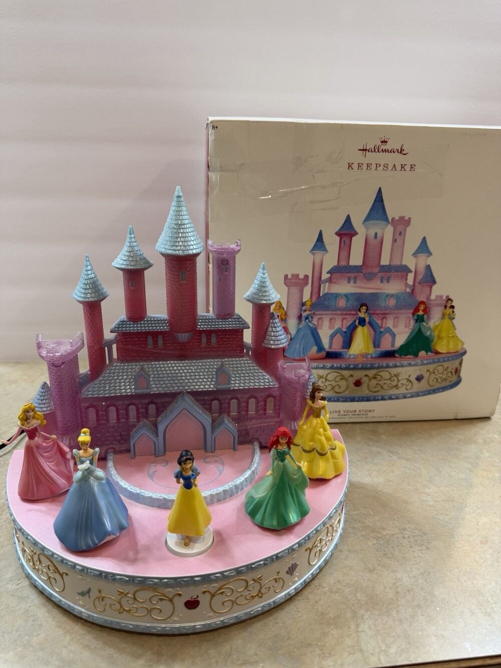 Hallmark Disney Princess Live Your Story Musical Tabletop Castle Lights & Sound
